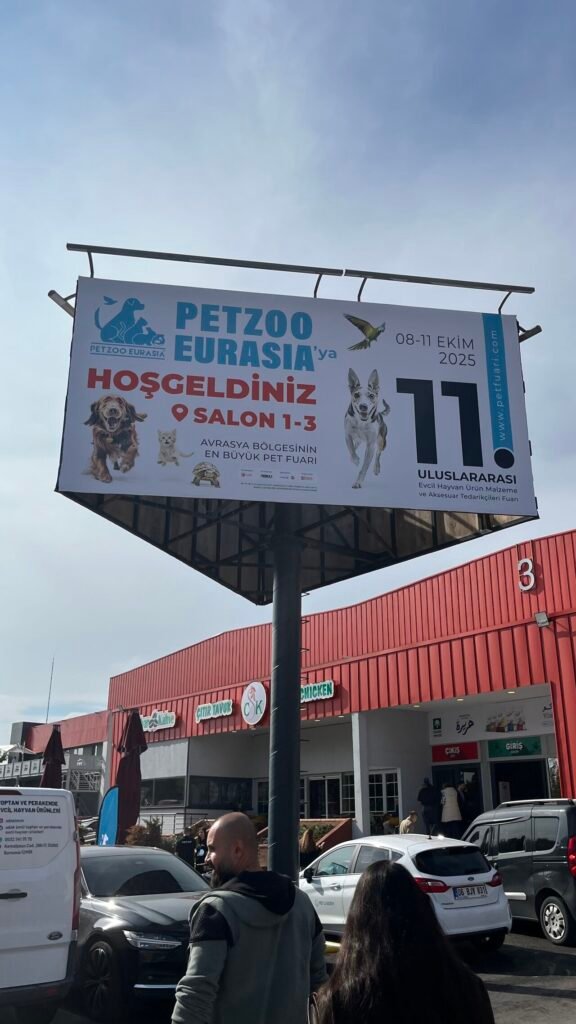 PETZOO Eurasia 2025 Istanbul Expo Center exhibition hall full of pet industry visitors and exhibitors