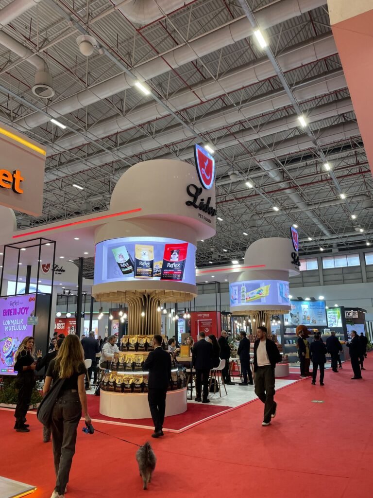 PETZOO Eurasia 2025 Istanbul Expo Center exhibition hall full of pet industry visitors and exhibitors