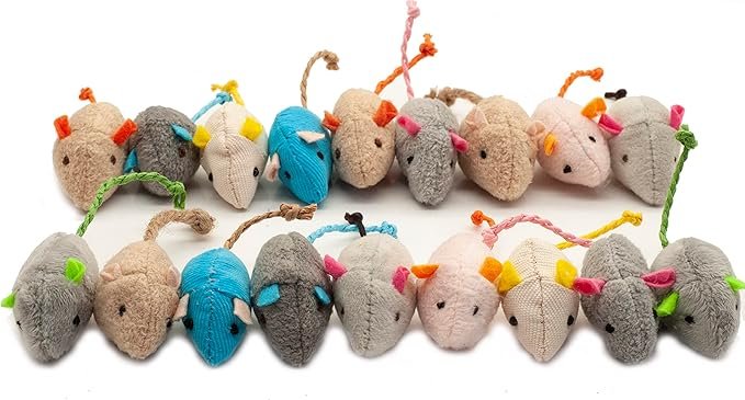 Fashion’s Talk 18-Pack Catnip Mouse Toys