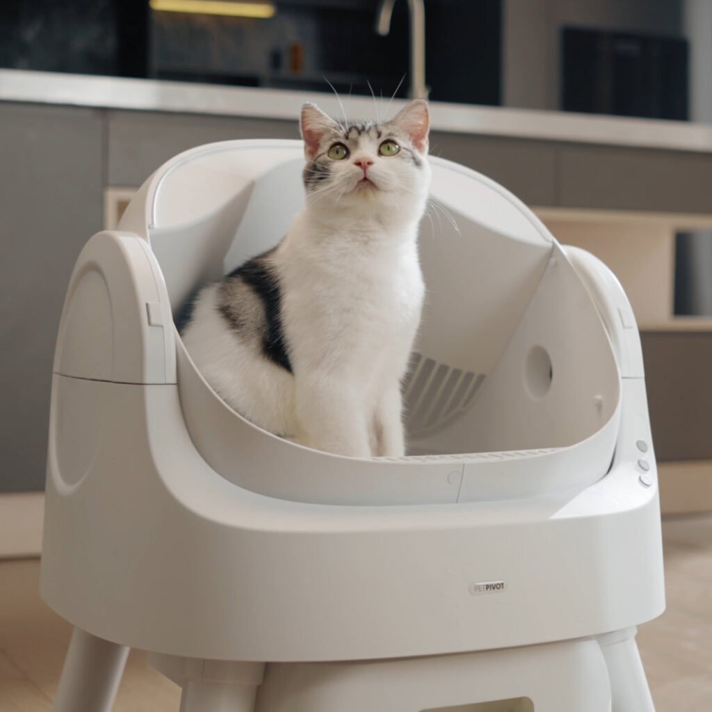 PetPivot Smart Litter Box — automatic self-cleaning cat litter box for modern pet owners