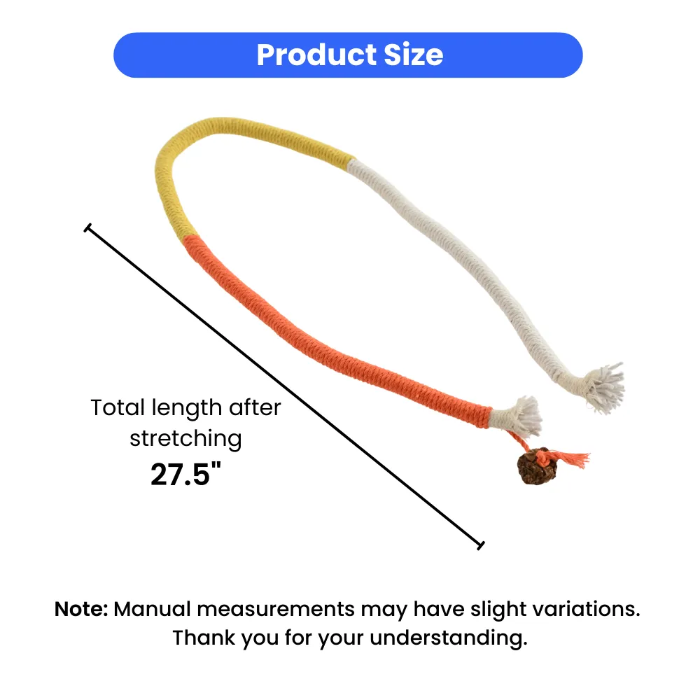 Dgerp natural catnip rope chew toy set for cats