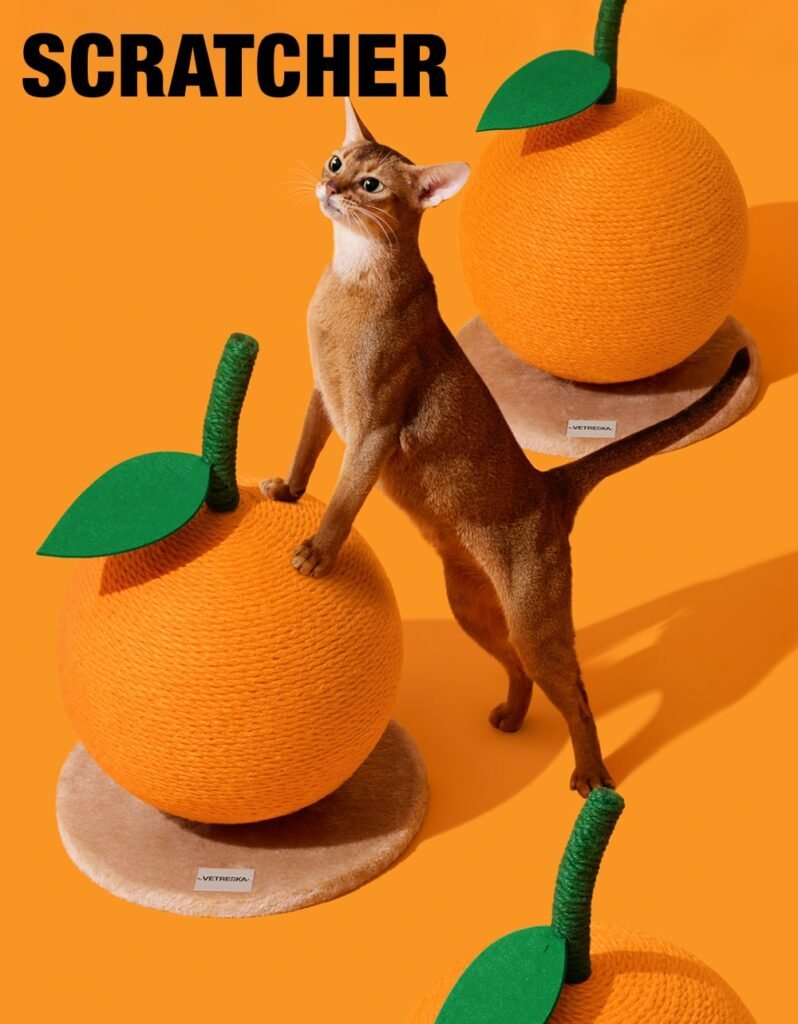 Vetreska cactus cat tree – stylish modern cat furniture that blends into home décor, aesthetic pet supplies for design-loving cat owners