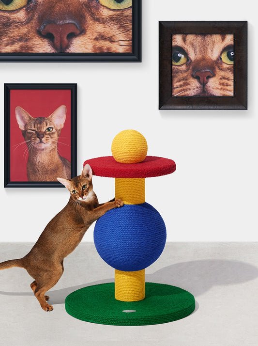 Vetreska cactus cat tree – stylish modern cat furniture that blends into home décor, aesthetic pet supplies for design-loving cat owners